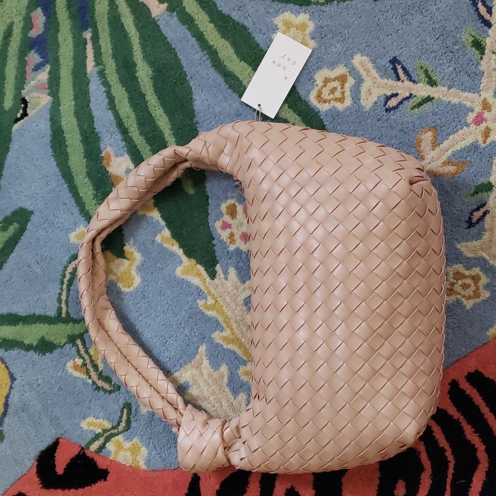 A New Day woven slouchy knotted shoulder bag